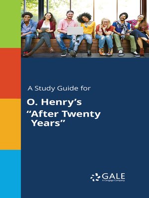 cover image of A Study Guide for O. Henry's "After Twenty Years"